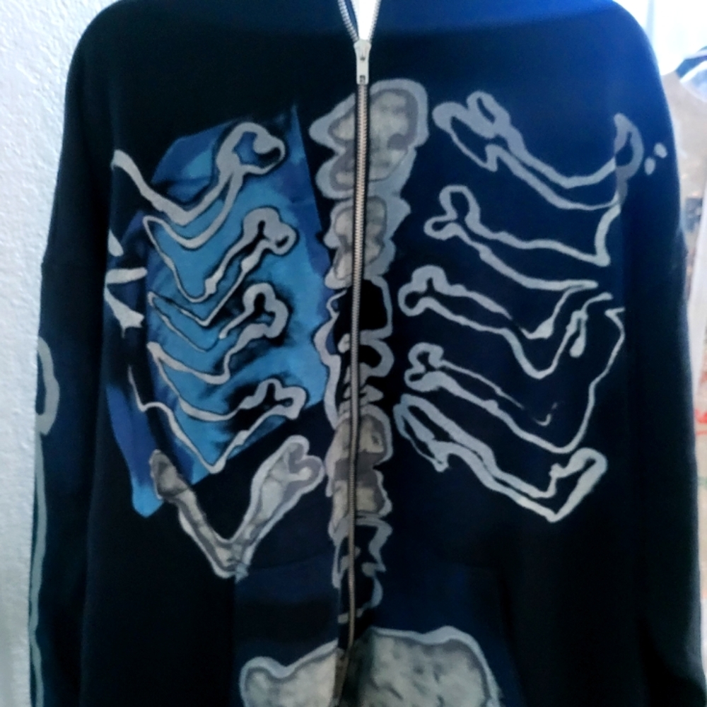 Travis Scott Cactus Jack Fragment Skelton Hoodie